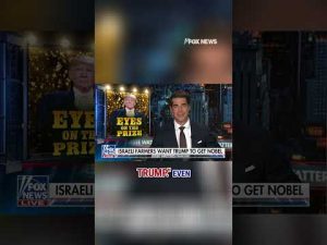 Read more about the article Israel wants Trump to get the Nobel: Watters #shorts #donaldtrump #israel #gaza #world #usa #us
