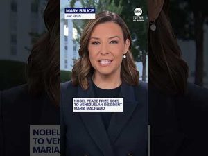 Read more about the article Nobel Peace Prize goes to Venezuelan dissident Maria Machado