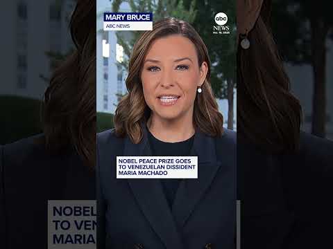 You are currently viewing Nobel Peace Prize goes to Venezuelan dissident Maria Machado
