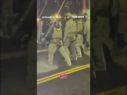 You are currently viewing Four detained after anti-ICE protester’s fiery clash with officers