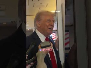 Read more about the article WATCH: Trump gets candid when asked if he’s getting into heaven #shorts #foxnews #trump #world