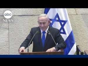 Read more about the article Israeli PM Netanyahu thanks ‘our great friend’ Trump at the Knesset