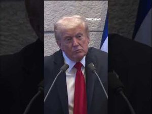 Read more about the article Trump met with APPLAUSE in Israel after ripping Biden, Obama #shorts #foxnews #trump #world