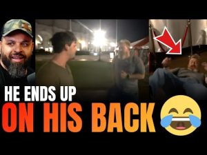 Read more about the article Leftist Tries to Fight Trump Supporter Ends up on his Back