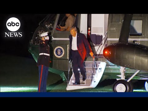 You are currently viewing Trump returns to White House after ‘peace’ deal