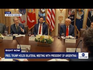 Read more about the article LIVE: Pres. Trump holds bilateral meeting with president of Argentina