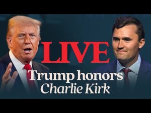 Read more about the article Live: Trump Honors Charlie Kirk at the White House