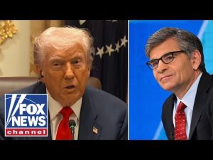 Read more about the article ‘NASTY PERSON’: Trump rips George Stephanopoulos’ interview with JD Vance