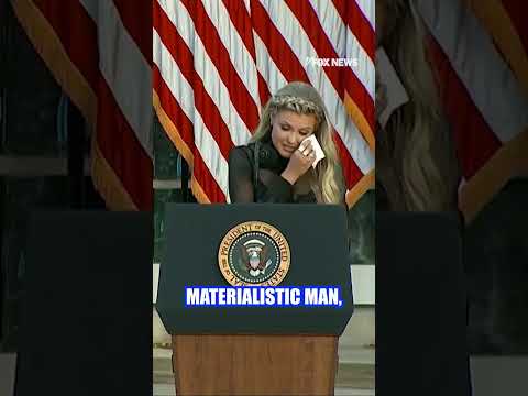 You are currently viewing Erika Kirk: Mr. President, you have given him the best birthday gift he could ever have #shorts #us