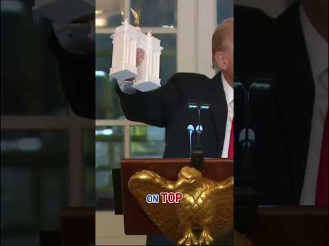 You are currently viewing Trump unveils models for new DC monument #shorts #foxnews #trump #america250 #us #politics #news