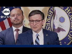 Read more about the article Speaker Johnson delivers remarks on day 16 of the government shutdown