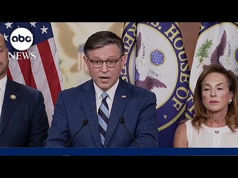You are currently viewing House Speaker Johnson condemns Young Republicans who allegedly texted slurs, racist messages