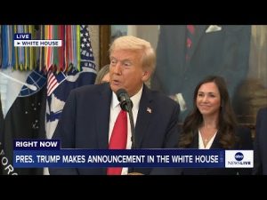 Read more about the article LIVE: President Trump makes announcement in the White House
