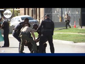 Read more about the article Protesters arrested outside Illinois ICE facility