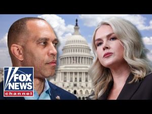 Read more about the article ‘STOP CALLING ME NAMES’: Leavitt fires back at Jeffries