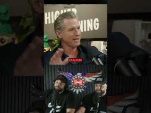 Read more about the article Gavin Newsom Looks Like A Cornered RAT After Being PRESSED On Black Podcast
