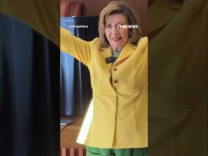 Read more about the article SEE IT: Pelosi rips up crown at ‘No Kings’ protest #shorts #foxnews #politics #news