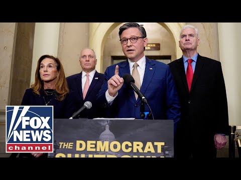 You are currently viewing WATCH LIVE: Speaker Johnson, House GOP address reporters amid government shutdown