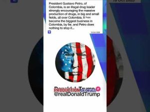 Read more about the article Trump threatens to CUT OFF Colombia over drugs #shorts #foxnews #news #us #fox #trump #columbia