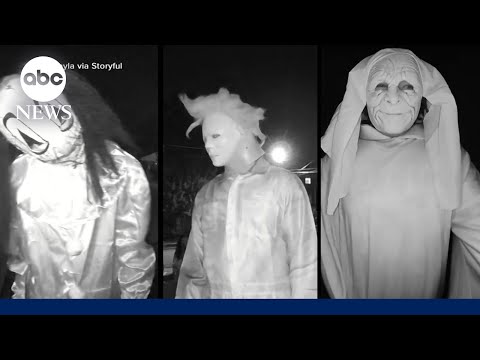 You are currently viewing Home invasion by Halloween-masked individuals caught on camera