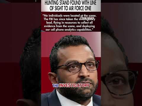 You are currently viewing FBI uncovers hunting stand with direct line of sight to AF1 #shorts #trump #fbi #airforce1 #us #news