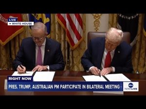 Read more about the article President Trump signs minerals deal with Australian Prime Minister Anthony Albanese