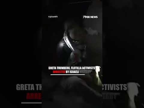 You are currently viewing FLOTILLA FIASCO: Greta Thunberg among 500 anti-Israel activists arrested #shorts #gaza #thunberg