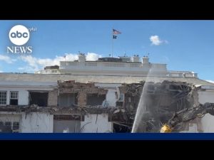 Read more about the article East Wing demolition begins for Trump’s ballroom at White House