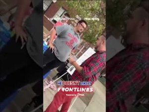 Read more about the article Irate teaching assistant FLIPS TPUSA table #shorts #foxnews #news #us