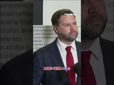 You are currently viewing JD Vance declares: No US boots on the ground in Gaza #shorts