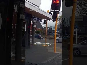 Read more about the article WATCH: A woman is thrown into traffic by strong winds, forcing cars to come to a stop #shorts #new