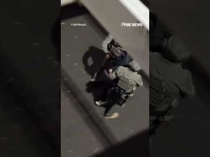 Read more about the article Federal agents took down and arrested a man at the Portland ICE facility: Report #shorts #us #ice