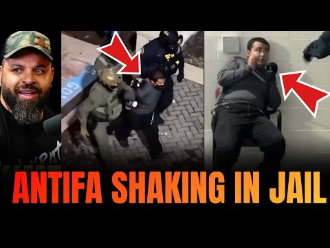 You are currently viewing Fat Antifa Rioter FAFO SHAKING in Fear in Jail AFTER ICE Arrests in Portland