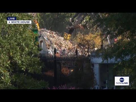You are currently viewing LIVE: Demolition on the East Wing of the White House underway