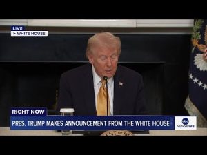 Read more about the article LIVE: Pres. Trump makes announcement from the White House