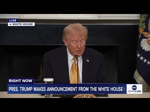 You are currently viewing LIVE: Pres. Trump makes announcement from the White House