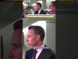 Read more about the article Hawley EVISCERATES reporters over ballroom questions #foxnews #news #us #fox
