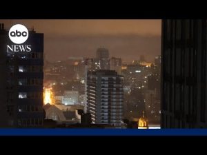 Read more about the article Russia launches drone and missile attacks over Kyiv