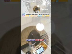 Read more about the article CHASED DOWN: Coffee shop owner tracks down man who stole tips #foxnews #news #shorts