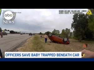 Read more about the article ‘They’re heroes’: Officers, bystanders save baby trapped beneath car