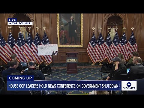 You are currently viewing COMING UP: Speaker Mike Johnson holds news conference on day 27 of government shutdown
