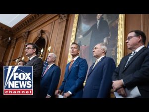 Read more about the article WATCH LIVE: Speaker Johnson, GOP leaders hold presser as shutdown hits 27 days