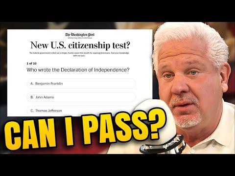 You are currently viewing Glenn Beck ACES the 2025 US Citizenship Test… But Will YOU?
