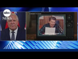 Read more about the article Canada’s Doug Ford weighs in after anti-tariff ad sparks Trump’s 10% import tariff