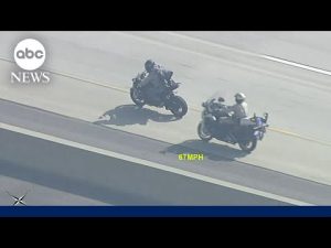 Read more about the article Suspect in deputy killing leads police on wild motorcycle chase
