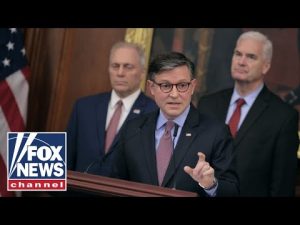 Read more about the article WATCH LIVE: Speaker Johnson, GOP leaders hold press conference as shutdown nears one month