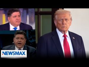 Read more about the article Rob Schmitt exposes Gov. Pritzer’s history of comparing Trump to Hitler