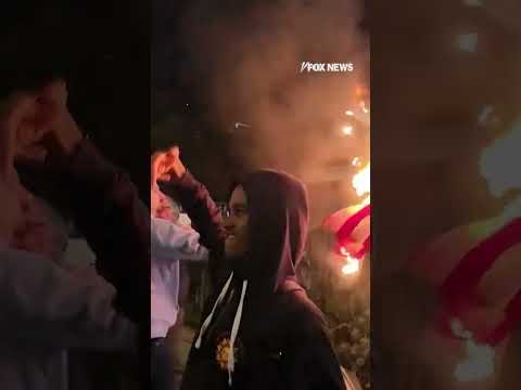 You are currently viewing PROTECTING OLD GLORY: Journalist steps in to stop rioters from burning American flag #shorts #usa