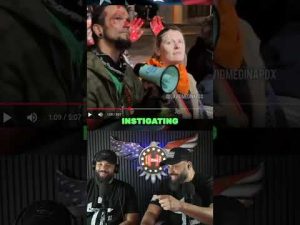 Read more about the article Antifa Rioter TREMBLES In FEAR When Clashing With ICE…