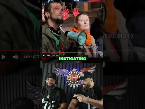 You are currently viewing Antifa Rioter TREMBLES In FEAR When Clashing With ICE…